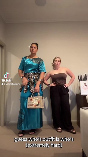 Valerie Adams Reveals Her Tongan Sister in Tongan Attire
