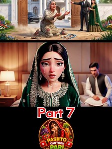 Pashto cartoon story: He Kicked Out His Own Mother - Part 7