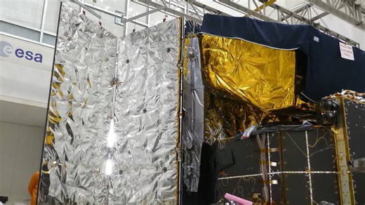 Watch Europe's upcoming PLATO exoplanet hunter spread its 'wings' (video)