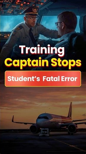 Training Captain Stops Student’s Fatal Error