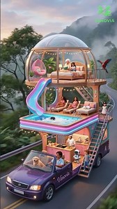 Luxury on Wheels: The Ultimate Triple Deck RV of the Future #dreamrv #nextgenrv