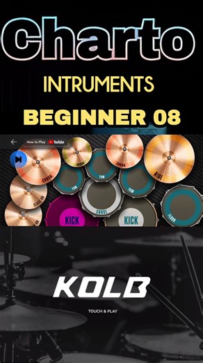 Beginner 08 Lesson #realdrum #drums