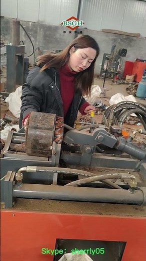 Big Electric Motor Copper Puller Copper Motor Extractor Recycling Copper From Large Heavy Motor