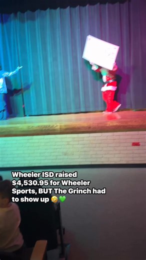 Wheeler ISD Mustangs raised $4,530.95 for Wheeler Sports! Thank you students and staff for making fundraising FUN! TODAY IS THE LAST DAY TO GIVE! Give now online with this link ➡️ https://bit.ly/WheelerSports25 #ThePanhandleGives #thetimeisnow | Wheeler Sports