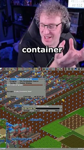 Gamer's Snack Troubles - OpenTTD #gaming #clip #OpenTTD