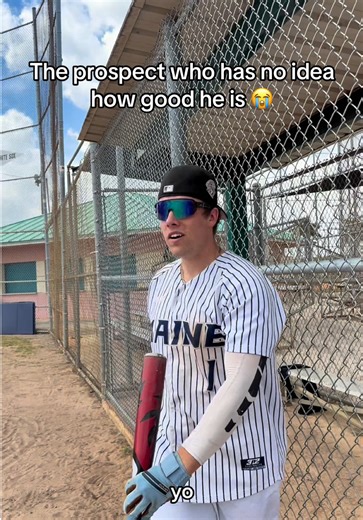 Buddy just realized he’s going to the MLB 😭🔥 #baseballboys #baseball #fyp #homerun #mlb