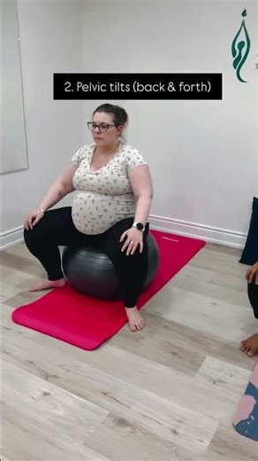 Ball exercises for easy labour & delivery!