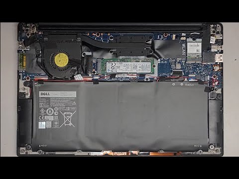 Dell XPS 13 9000 Series 9343 Disassembly SSD Hard Drive Upgrade Replacement Repair Quick Look