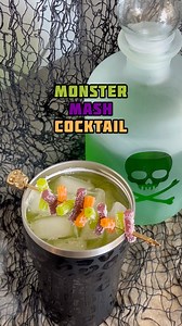 A Monster Mash Cocktail recipe that’s sure to be a graveyard smash 🪦💚👻 | BrüMate
