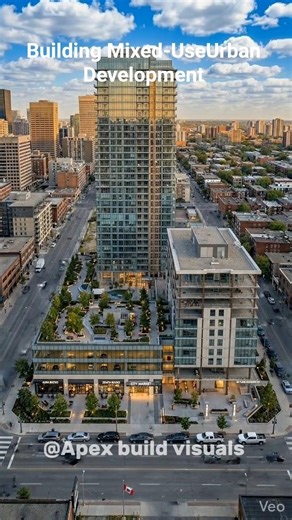 Building Mixed-Use Urban Development #BuildingProcess #HighRise #Timelapse