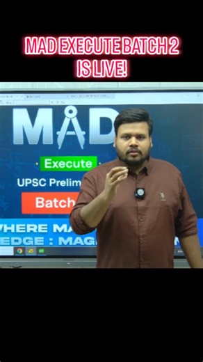 UnderStand UPSC (USarambha) � on Instagram: "ALL Content & ALL Lectures & CSAT PYQs are NOW Included in the MAD EXECUTE Program!!!! Rs 1000 OFF on MAD Program - Apply USYPLPBYMAD today!!!! MAD Execute & PRELIMS Mentorship Program Batch 2 (ONLINE) https://student.understandupsc.com/store/courses/mad-execute-batch-2/6911dd10229489229293e374/ MAD Execute & PRELIMS Mentorship Program Batch 2 (OFFLINE) https://student.understandupsc.com/store/courses/mad-execute-mentorship-batch-2-offline/6911e4dd229