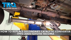 How to Replace Secondary Catalytic Converter 1995-2004 Toyota Tacoma