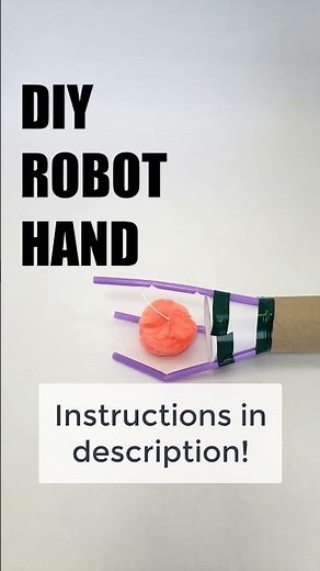 DIY Robot Hand with Straws | Science Experiment