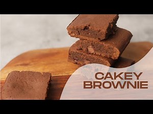 A Delicious Cakey Brownie Recipe