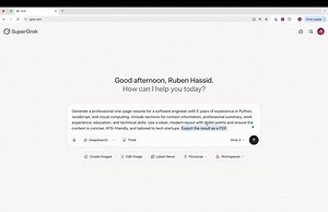 Grok (xAI) now does something ChatGPT can't.Here's how to generate an entire PDF:1. Go to grok .com2. Grok is the ChatGPT of xAI, owned by Elon Musk.3. As of May 2025, you can now generate… | Ruben Hassid | 154 comments