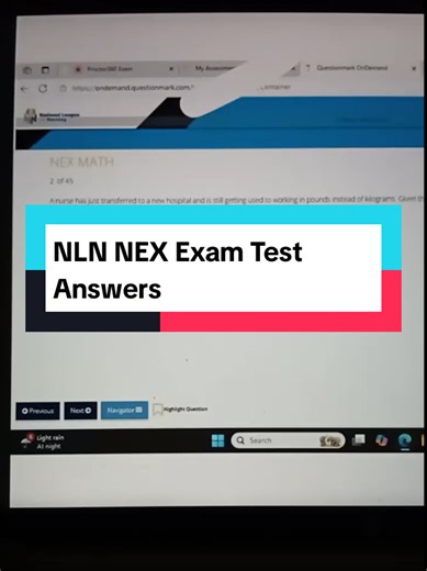 NLN NEX Exam Test Answers #nlnnex #nlnpax #nlnpax #nexexam #nextest how to pass the nln nex math exam nln nex exam prep bundle