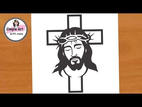 Jesus drawing | How to draw Jesus Christ easy | Colour pencil drawing| drawing of Jesus |Simpleart