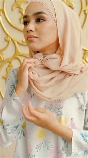 Beautiful Chiffon Long Hijab Tutorial | Soft & Elegant Scarf Style