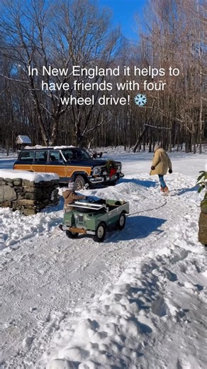 Kiel James Patrick on Instagram: "If anyone needs a tow this weekend with all the heavy snow, you know who call! ❄️☃️"