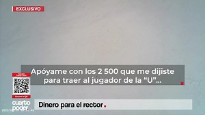 98K views · 574 reactions | #CuartoPoder Un proveedor entregó dinero en efectivo a un rector de la Universidad Nacional de Piura, Santos Montaño Roalcaba Encuentra las notas y entrevistas del programa AQUÍ ► cuartopoder.pe | Cuarto Poder | Facebook