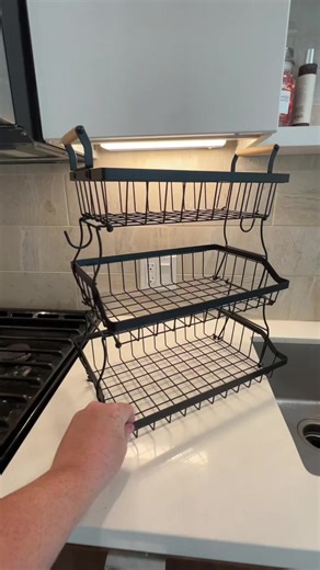 Perfect Fruit and Veggie Rack for Kitchen Organization