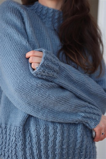 KNITTING PATTERN ⨯ Sweater Knitting Pattern, Raglan Pullover Knitting Pattern ⨯ Cozy Jumper Knit Pattern, Knit Sweater Pattern DIY Knitting - Etsy