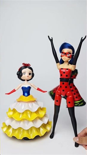 miraculous transformation dress #doll #shorts #fun #unboxing #trend #satisfying #doll #ladybug