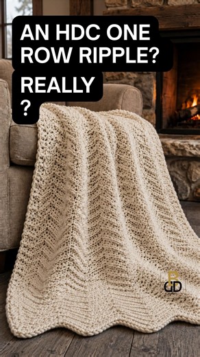 Finally! Now Beginners Can Crochet This New Ripple Stitch #crochet ripple stitch