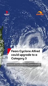 Cyclone Alfred is heading towards Brisbane as millions of people are finalising preparations. . #CycloneAlfred #weather #wildweather #cyclone #Brisbane #Queensland #7NEWS | 7NEWS Brisbane