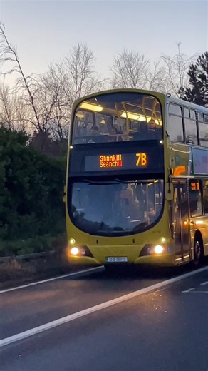 Dublin bus route: 7B | GT18 Wright eclipse Gemini 2 | 16/2/26 | UCD Flyover