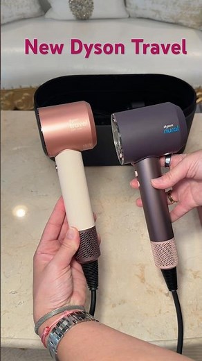 NEW Dyson Travel vs Dyson Supersonic Nural ✈️ Same dryer… just smaller? 👀