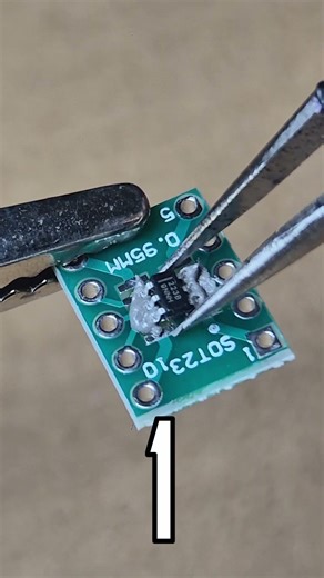 Watch out when doing reflow soldering! #soldering