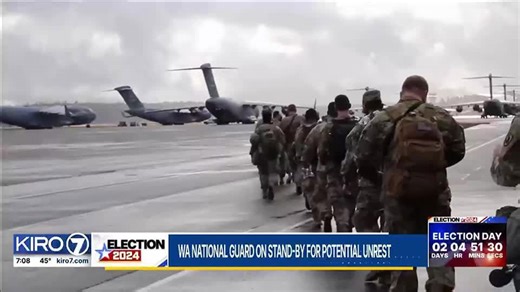 VIDEO: WA National Guard on stand-by for potential unrest