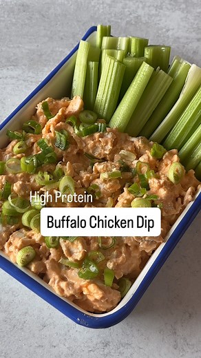 Buffalo Chicken Dip Recipe Recipe: • 4 chicken breasts (or rotisserie chicken) • ¾ cup whole organic Greek yogurt • ¾ cup buffalo sauce • Green onions for topping • Celery sticks or chips for dipping Directions: 1️⃣ Cook chicken (we like using the Instant Pot for this). 2️⃣ Shred chicken and stir in Greek yogurt and buffalo sauce until creamy. 3️⃣ Top with green onions and serve with celery or chips. | The Produce Moms | Facebook