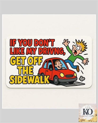 Funny Bumper Sticker