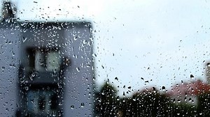 Rain, Window, Rainy. Free Stock Video