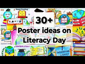 30+ unique drawing ideas of Literacy day poster ideas to win competition!!!!