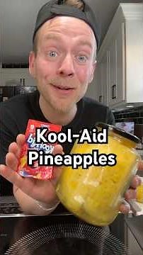 Kool-Aid Pineapples; I did not add Malibu to it off camera #koolaidpineapples #koolaid #pineapple