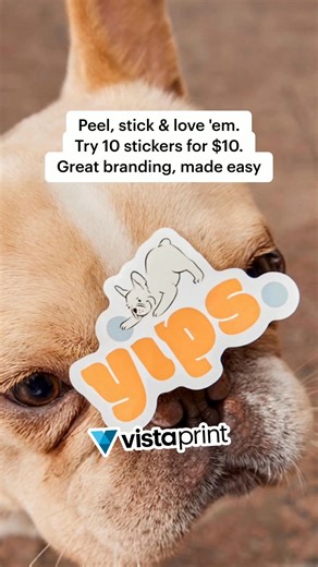 Vibrant colors. Sharp details. Durable finishes. It’s no wonder our sticker singles are fan favorites. Try them for yourself! | VistaPrint