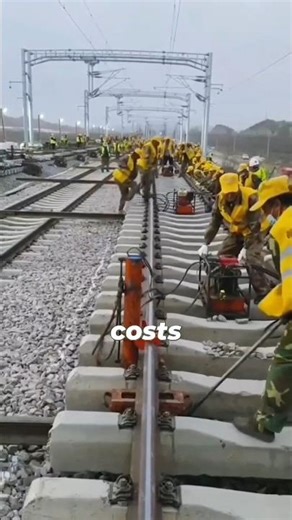 Cost of 1 KM Railway Track