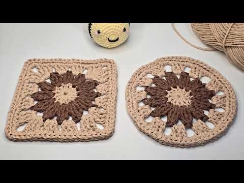 Easy coasters | crochet tutorial