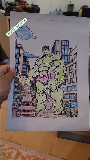 Kids Coloring Incredible Hulk | Fun Marvel Art Activity