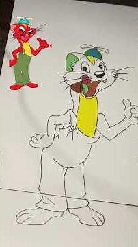 Drawing Willy Weasel from Willy's Wonderland movie #willyswonderland #art #horrormovies