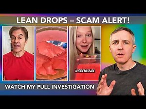 Lean Drops Reviews Exposing the Dr. Oz Pink Gelatin Deepfake Scam