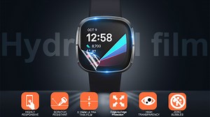 Watch fitbit sense screen protector on Amazon Live