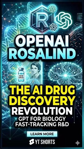 OpenAI GPT-Rosalind: The AI Revolution in Drug Discovery #ai #llm #aimodel #tech #openai #rosalind
