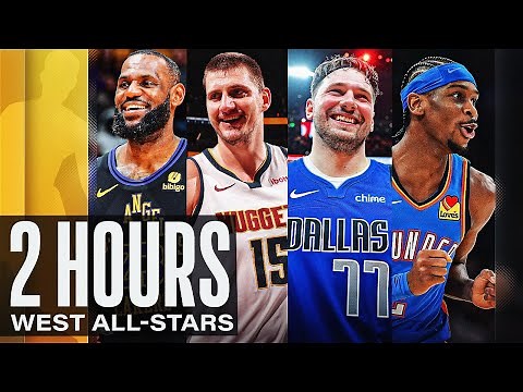 The 2024 Western Conference NBA All-Stars BEST Moments ⭐