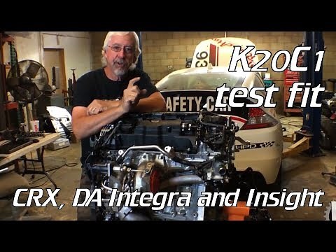 K20C1 Swap into EF CRX, DA Integra and Insight - Test Fit