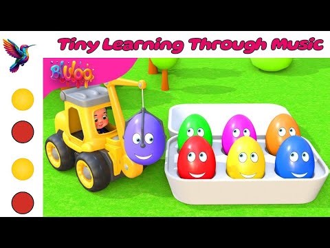 Surprise Eggs Kids Song | Colorful Eggs | Nursery Rhymes & Kids Songs