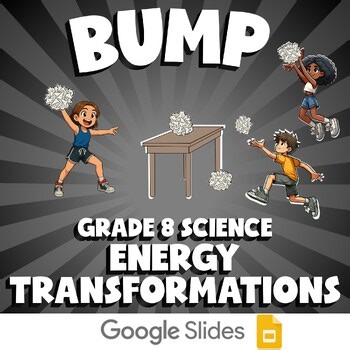Energy Transformations BUMP Science Game | No Prep Grade 8 Review